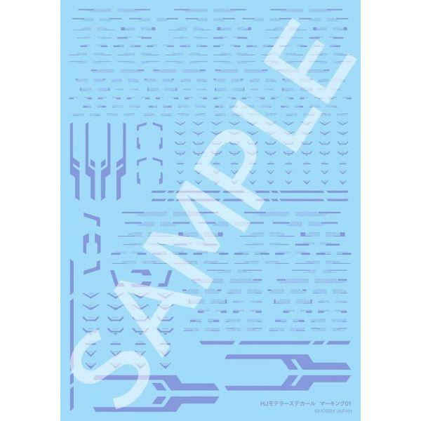 HJ Modelers Decal Marking 01 (M-Blue) Image