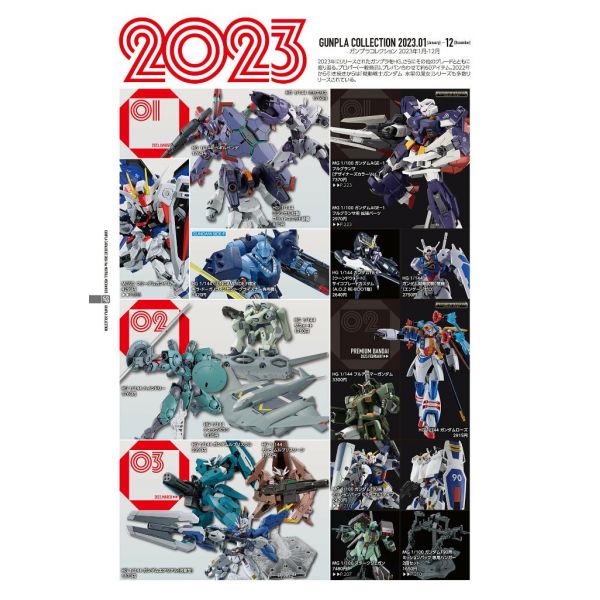 Gunpla Catalogue 2024 MG & Full Mechanics Edition Image