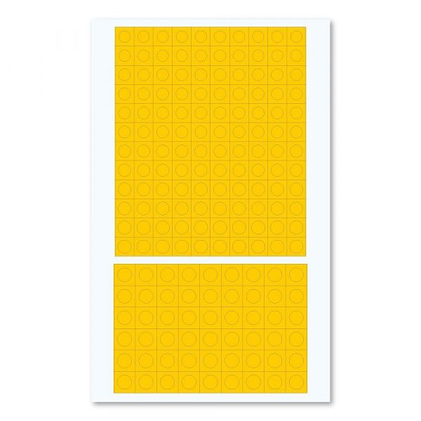 Circle Mask Stickers Large - 4.8 to 6.0mm Diameter (1 Sheet / 174 Masks) Main Image