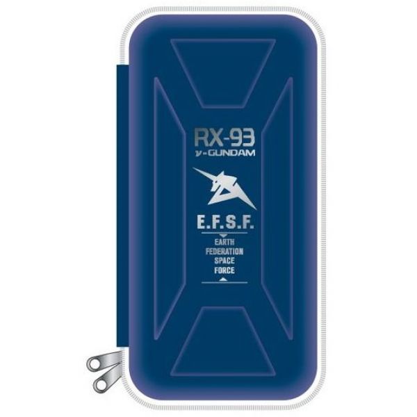 Mobile Suit Gundam Semi-Hard Shell Case for Stationery and Tools (Nu Gundam/EFSF Version) Image