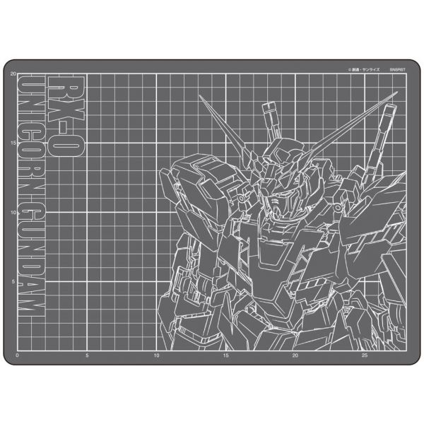 Mobile Suit Gundam Cutting Mat (Unicorn Gundam Version) Image