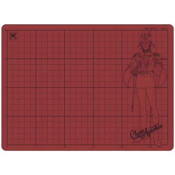 Mobile Suit Gundam A4 Cutting Mat (Char Aznable Version) Image