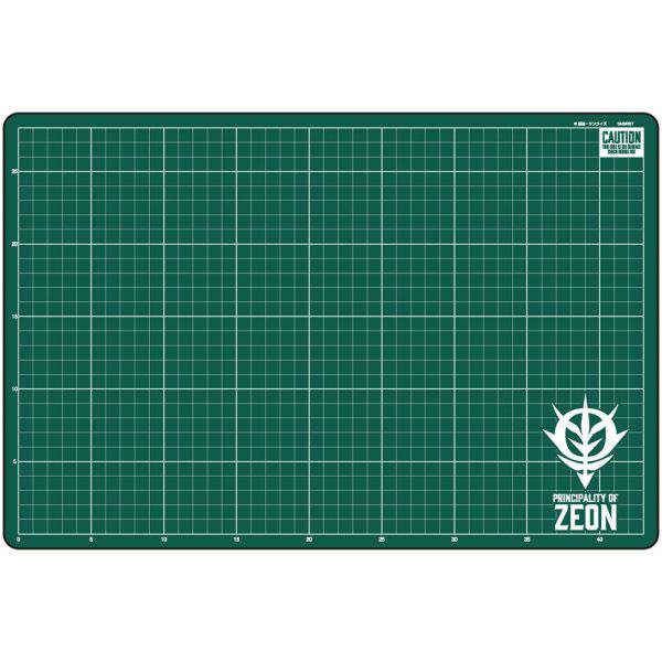 Mobile Suit Gundam A3 Cutting Mat (Principality of Zeon Version) Image