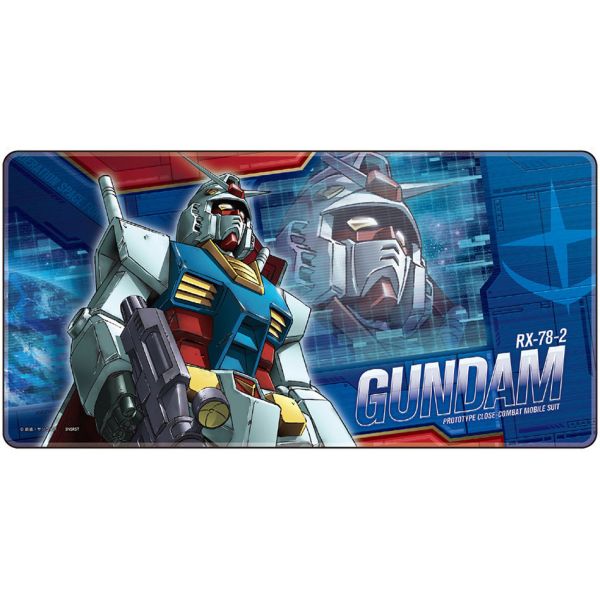 Mobile Suit Gundam Large Desk Mat 60cm x 30cm (RX-78-2 Gundam Version) Image