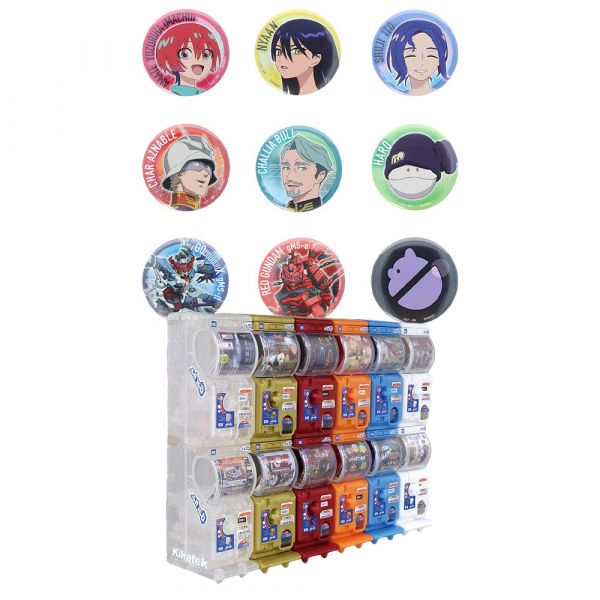 [Gashapon] Mobile Suit Gundam GQuuuuuuX: Can Badge Collection (Single Randomly Drawn Item from the Line-up) Main Image