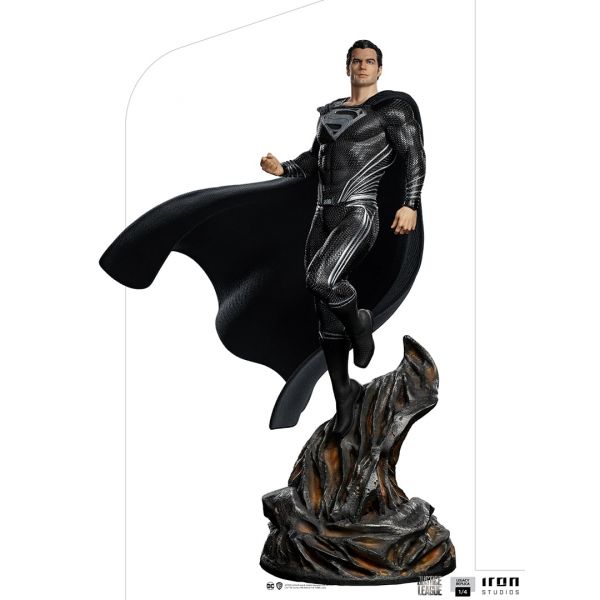 Superman Black Suit – Legacy Replica 1/4 Scale Statue (Justice League) Additional Image 1