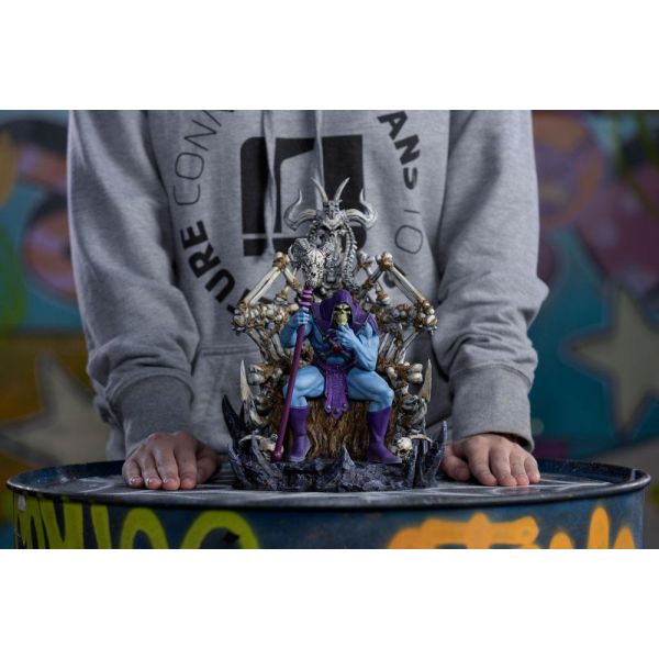 Skeletor on Throne Deluxe - Art Scale 1/10 Statue (Masters of the Universe) Additional Image 6