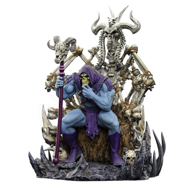 Skeletor on Throne Deluxe - Art Scale 1/10 Statue (Masters of the Universe) Main Image