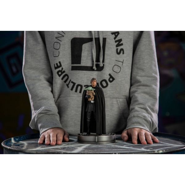Luke Skywalker and Grogu - Art Scale 1/10 Statue (Star Wars The Mandalorian) Additional Image 6