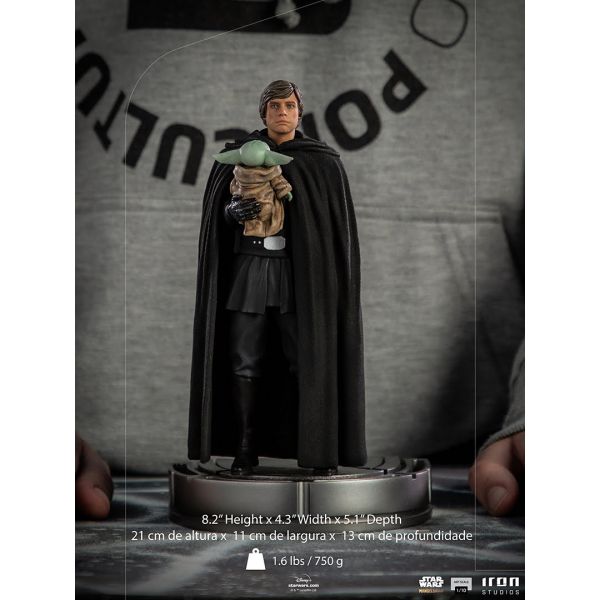 Luke Skywalker and Grogu - Art Scale 1/10 Statue (Star Wars The Mandalorian) Additional Image 7