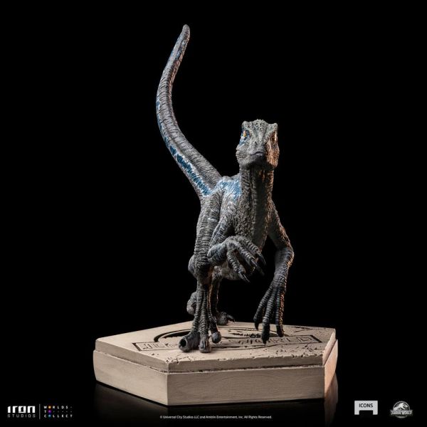Icons Velociraptor Blue Statue (Jurassic World) Additional Image 2