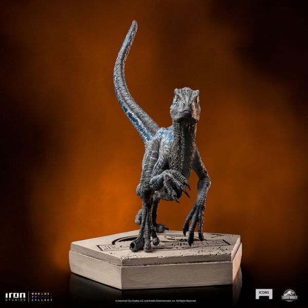 Icons Velociraptor Blue Statue (Jurassic World) Additional Image 7