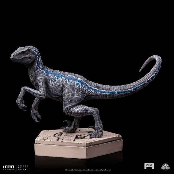 Icons Velociraptor B Blue Statue (Jurassic World) Additional Image 4