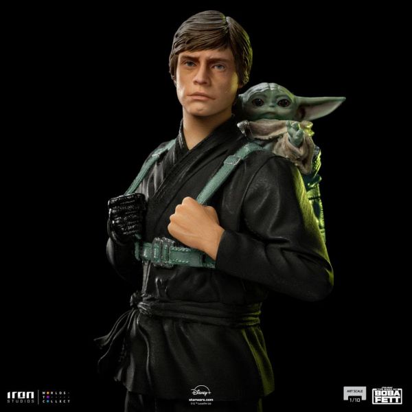 Art Scale Luke Skywalker & Grogu Training Statue (Star Wars Book of Boba Fett) Additional Image 5