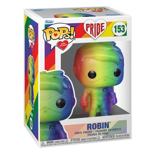 Robin Pride 2022 POP! Heroes Vinyl Figure 9 cm (DC Comics) Additional Image 1