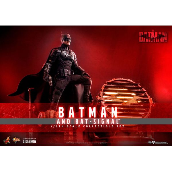 Batman with Bat-Signal Movie Masterpiece 1/6 Scale Action Figure (The Batman) Additional Image 1
