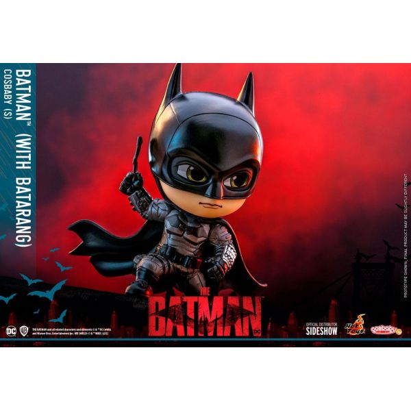 Batman (With Batarang) Cosbaby Mini Figure 12cm (The Batman) Additional Image 2
