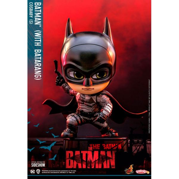Batman (With Batarang) Cosbaby Mini Figure 12cm (The Batman) Additional Image 3