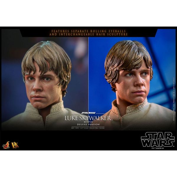 Movie Masterpiece Luke Skywalker Bespin (Deluxe Version) 1/6 Scale Action Figure (Star Wars Episode V) Additional Image 4