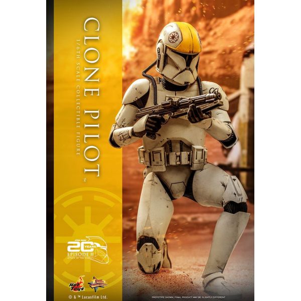 Clone Pilot 1/6 Scale Action Figure (Star Wars: Episode II) Additional Image 1