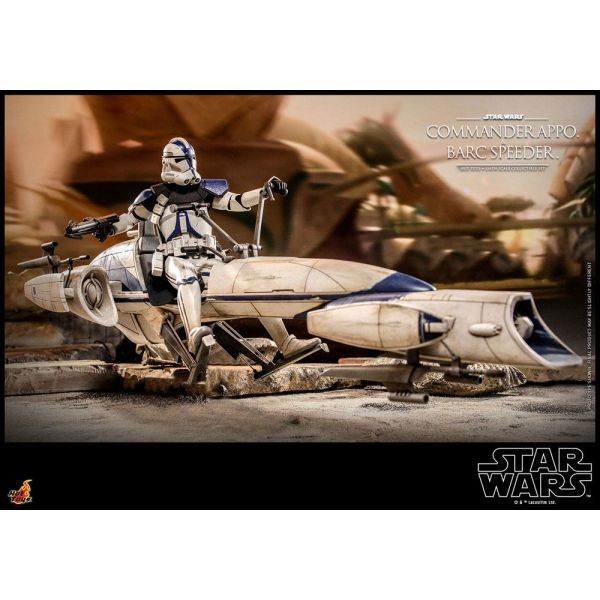 Commander Appo & BARC Speeder 1/6 Scale Action Figure (Star Wars The Clone Wars) Additional Image 3