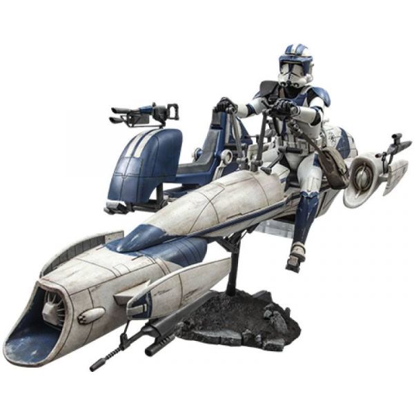 Heavy Weapons Clone Trooper & BARC Speeder with Sidecar 1/6 Scale Action Figure (Star Wars The Clone Wars) Main Image