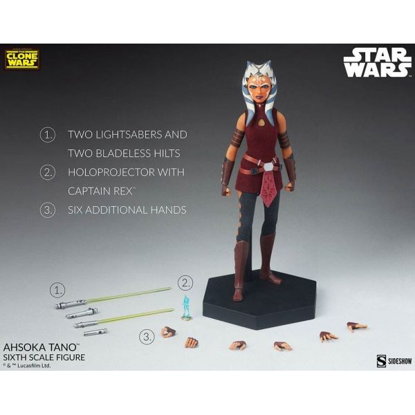 Ahsoka Tano Action Figure (Star Wars The Clone Wars) Additional Image 4