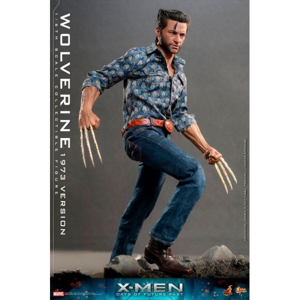Movie Masterpiece Wolverine (1973 Version) Action Figure (X-Men Days of Future Past) Additional Image 5