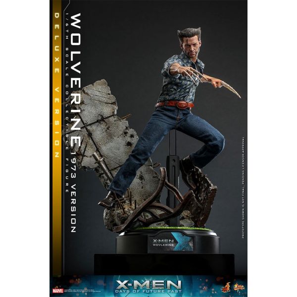 Movie Masterpiece Wolverine (1973 Deluxe Version) 1/6 Scale Action Figure (X-Men Days of Future Past) Additional Image 5