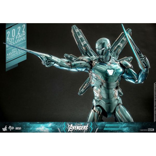 Diecast Iron Man Mark LXXXV (Holographic Version) 2022 Action Figure Toy Fair Exclusive (Avengers: Endgame) Additional Image 5