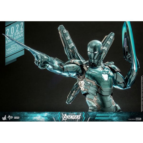 Diecast Iron Man Mark LXXXV (Holographic Version) 2022 Action Figure Toy Fair Exclusive (Avengers: Endgame) Additional Image 6