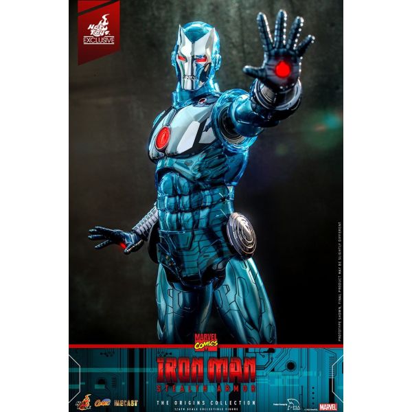 Diecast Iron Man (Stealth Armor) Action Figure (Marvel Comics) Additional Image 8