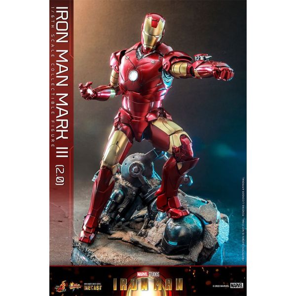 Movie Masterpiece Iron Man Mark III (2.0) (Iron Man) Additional Image 2