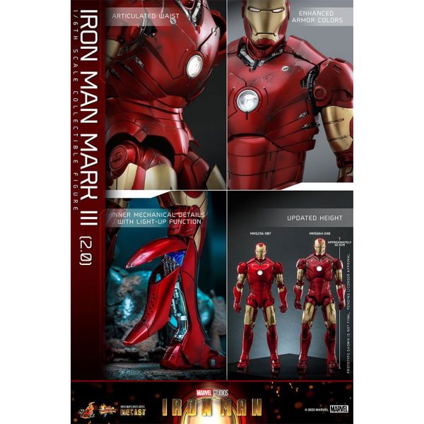 Movie Masterpiece Iron Man Mark III (2.0) (Iron Man) Additional Image 8