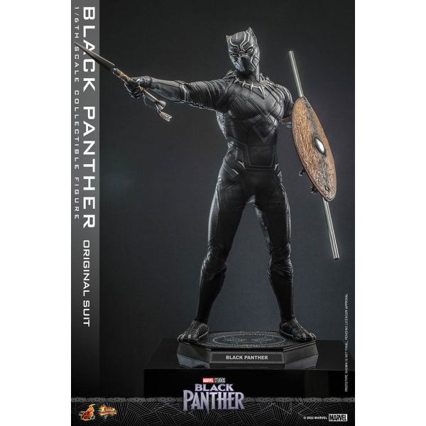 Movie Masterpiece Black Panther (Original Suit) Action Figure (Black Panther) Additional Image 1
