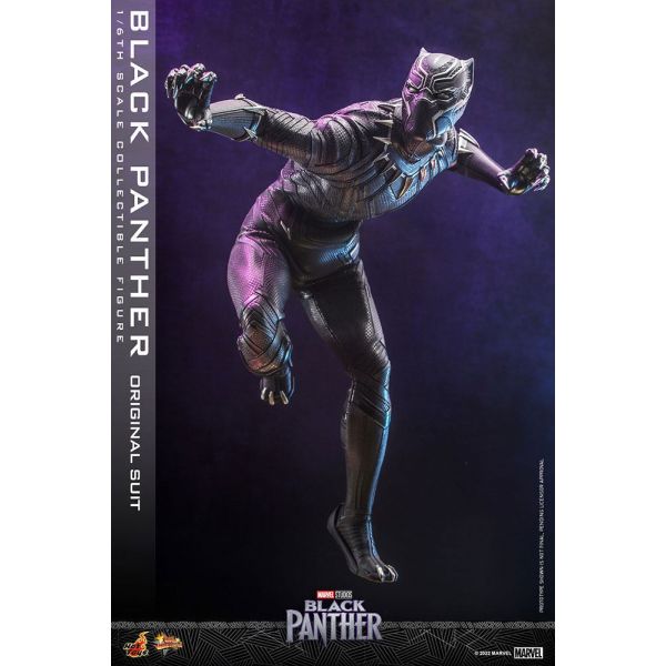 Movie Masterpiece Black Panther (Original Suit) Action Figure (Black Panther) Additional Image 2