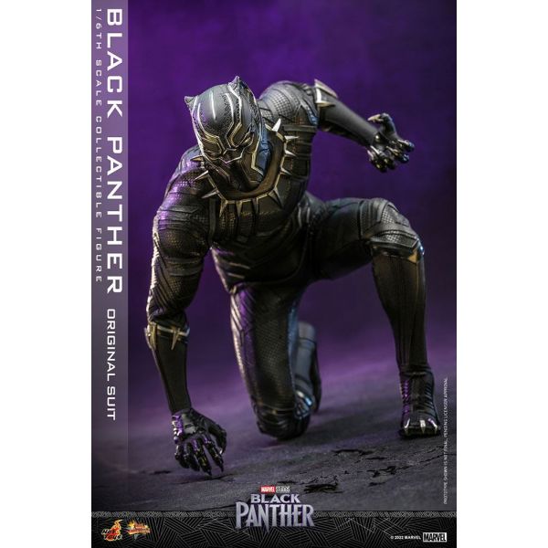 Movie Masterpiece Black Panther (Original Suit) Action Figure (Black Panther) Additional Image 3