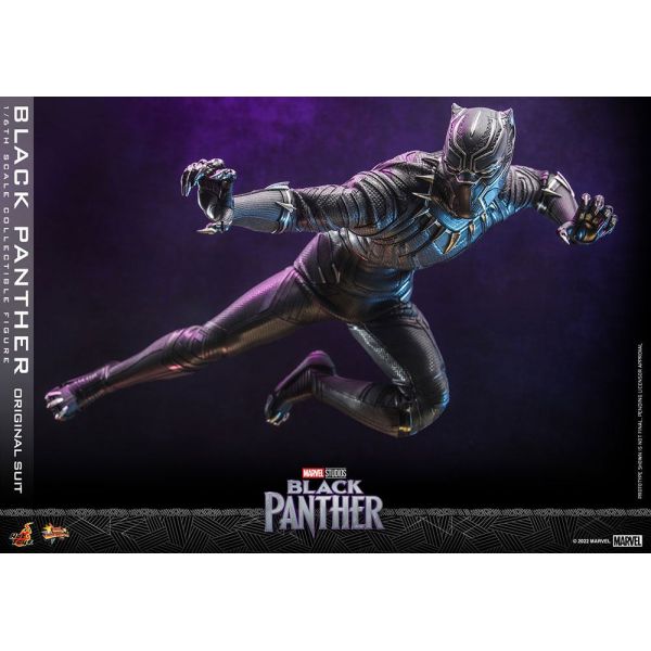 Movie Masterpiece Black Panther (Original Suit) Action Figure (Black Panther) Additional Image 7