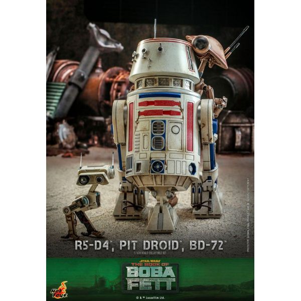 R5-D4, Pit Droid, & BD-72 Action Figures (Star Wars The Mandalorian) Additional Image 2