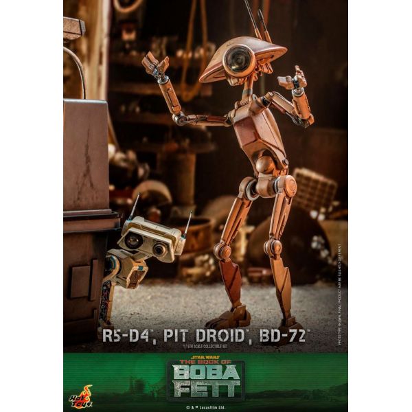 R5-D4, Pit Droid, & BD-72 Action Figures (Star Wars The Mandalorian) Additional Image 5