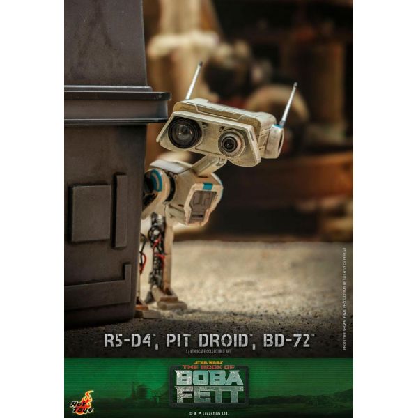 R5-D4, Pit Droid, & BD-72 Action Figures (Star Wars The Mandalorian) Additional Image 7