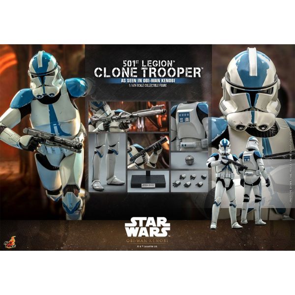 501st Legion Clone Trooper Action Figure (Star Wars: Obi-Wan Kenobi) Additional Image 7