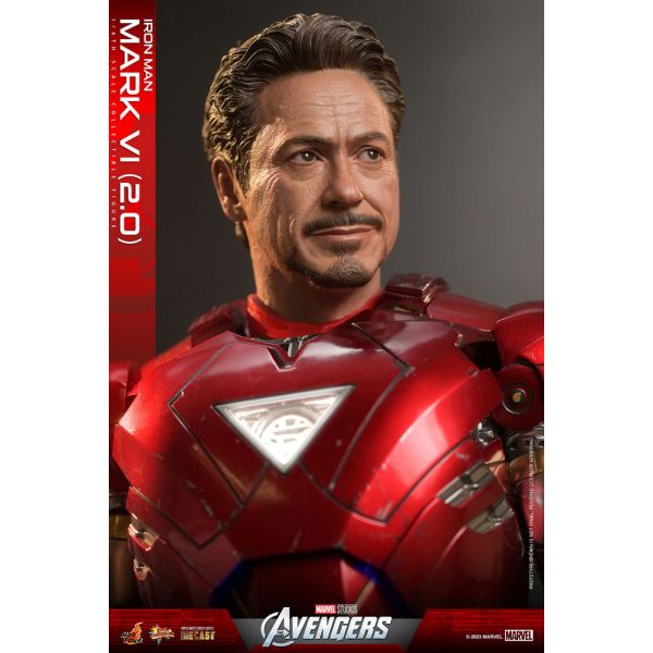 Movie Masterpiece Diecast Iron Man Mark VI (2.0) Action Figure (Marvel's The Avengers) Image