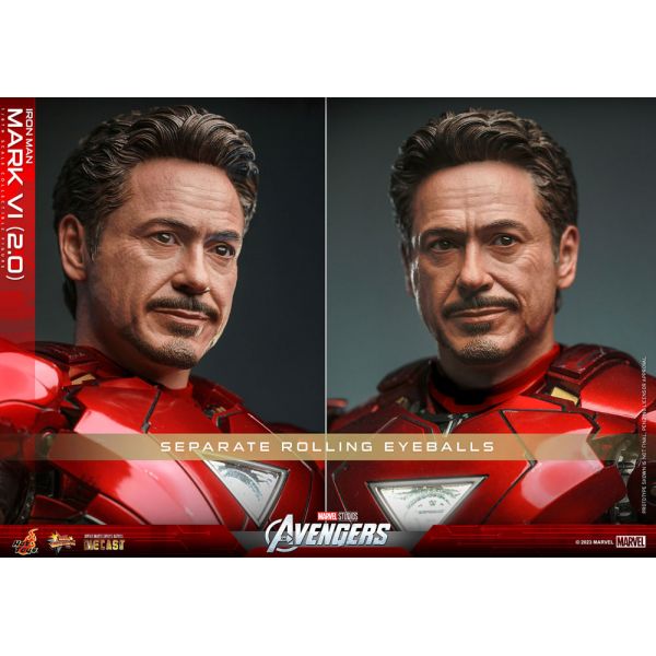 Movie Masterpiece Diecast Iron Man Mark VI (2.0) Action Figure (Marvel's The Avengers) Image