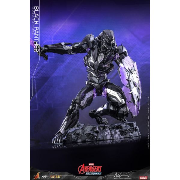Artist Collection Black Panther Diecast Action Figure (Avengers: Mech Strike) Additional Image 3