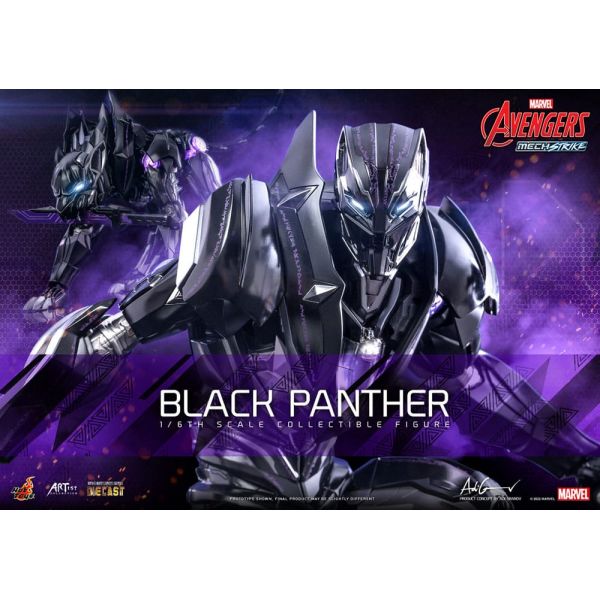 Artist Collection Black Panther Diecast Action Figure (Avengers: Mech Strike) Additional Image 4