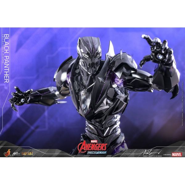 Artist Collection Black Panther Diecast Action Figure (Avengers: Mech Strike) Additional Image 6