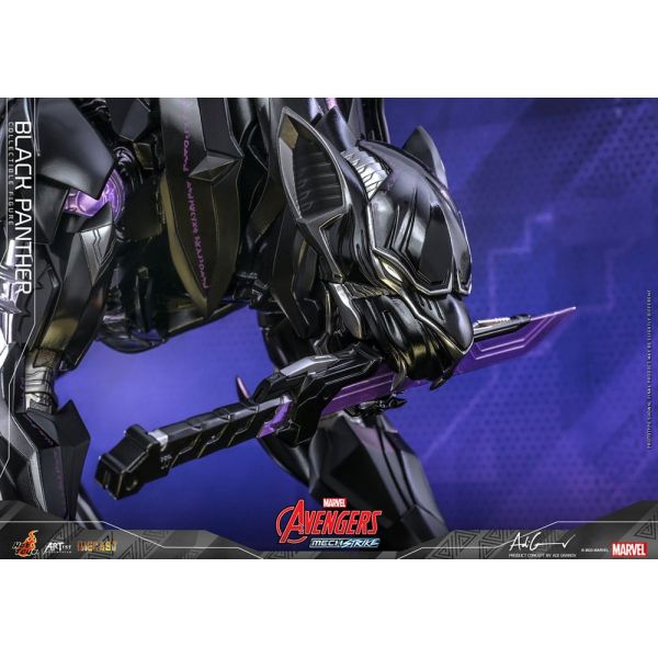 Artist Collection Black Panther Diecast Action Figure (Avengers: Mech Strike) Additional Image 8