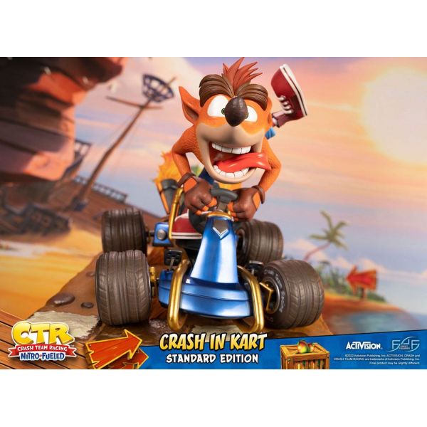 Crash in Kart Statue (Crash Team Racing Nitro-Fueled) Additional Image 8