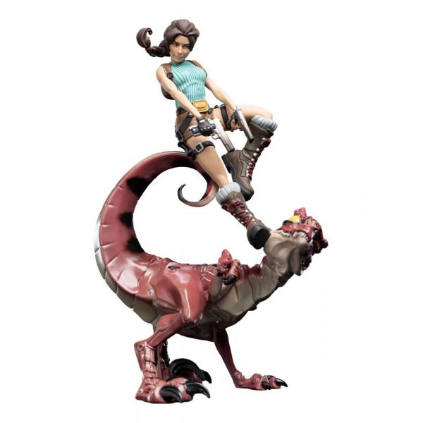 Mini Epics Lara Croft & Raptor Figure (Tomb Raider) Additional Image 2